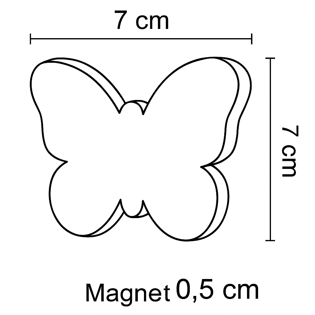 BUTTERFLAY WHİSPER (EPOKSİ MAGNET)
