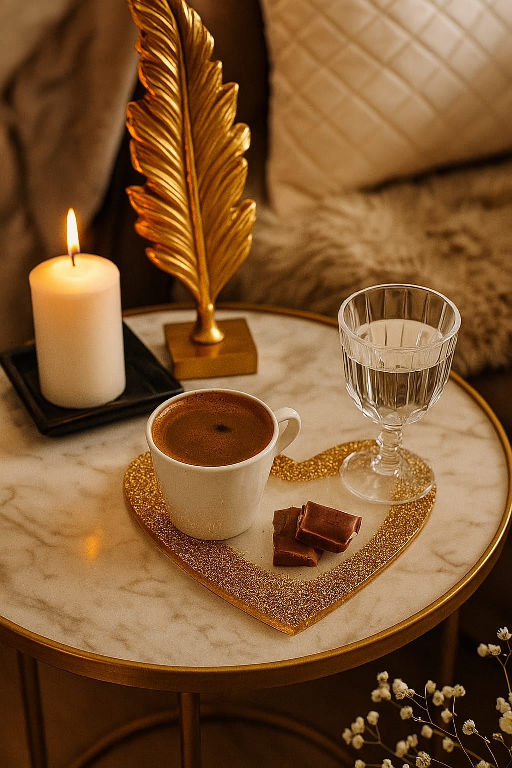 Love Brew (ÖZEL TASARIM SUNUM TABAĞI)